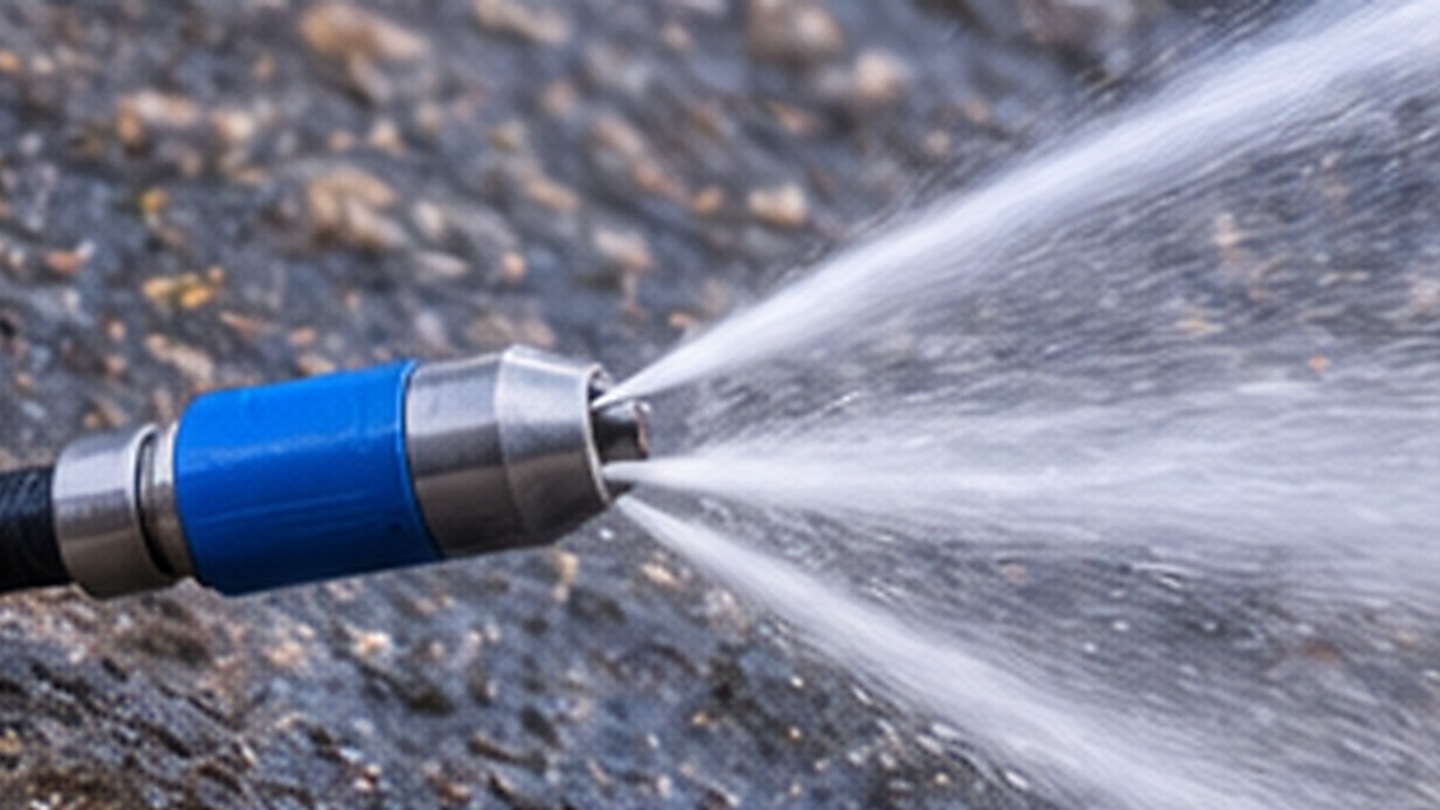High-pressure drain jetting nozzle